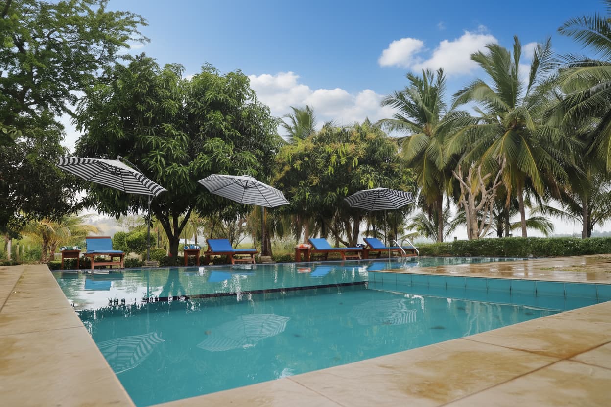 Family-Friendly Garden Pool